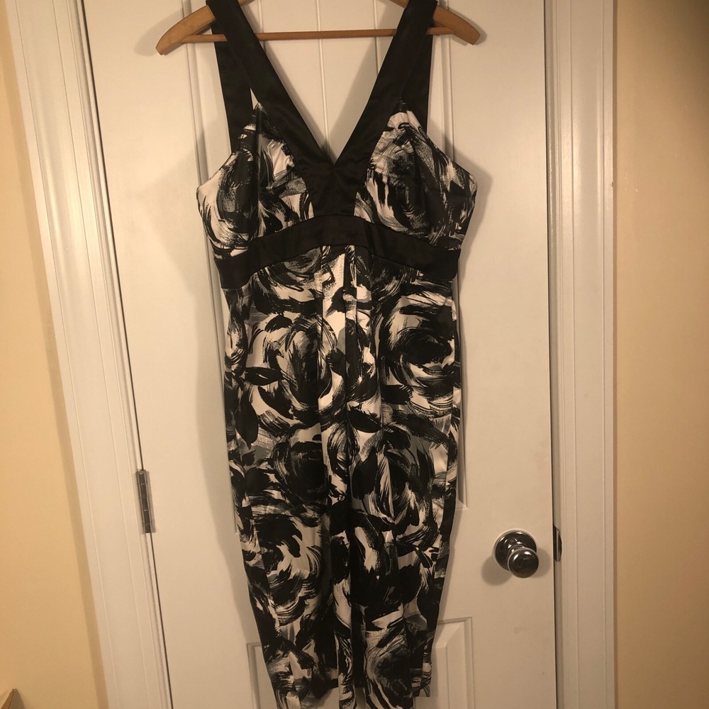 Donna Ricco New York Womens Print‎ Babydoll Cocktail Dress Sz 10 Y2K Knee Length